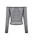 Punk Versatile Mesh Top TW671