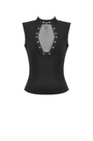 Punk Coffin Mesh Panel Top TW680