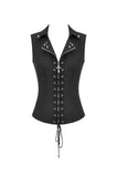 Punk Studded Lace-Up Corset Vest TW681