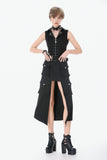 Punk Studded Lace-Up Corset Vest TW681