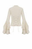 Steampunk Lace Flare-Sleeve Top TW684