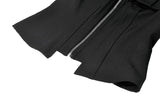 Dark Rebel Shadow Gothic Punk Hooded Vest TW688