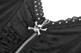 Dark Bone Rebel Punk Skull Zip Camisole Top TW690