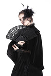 Gothic Black lace fan AFN003 - Gothlolibeauty