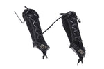 Gothic velvet lace up gloves AGL003 - Gothlolibeauty