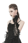 Gothic lace up lacey gloves AGL007 - Gothlolibeauty