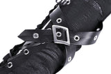 Punk tie up ripped gloves AGL008