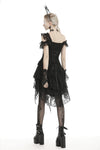 Elegant embroidery gothic gloves AGL009