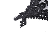 Elegant embroidery gothic gloves AGL009