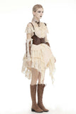 Steampunk lace up long gloves AGL010