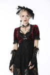 Gothic elegant lace up gloves AGL015