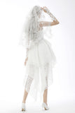 Women white romantic veil AHW009