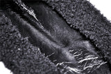 Women's warm metal rabbit ear wooly scarf ASF023