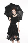 Gothic lolita telescopic umbrella AUM013 - Gothlolibeauty