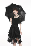 Gothic lolita telescopic umbrella AUM013 - Gothlolibeauty