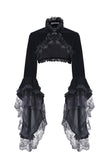 Gorgeous gothic horn sleeve velvet capelet BW049 - Gothlolibeauty