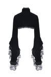 Gorgeous gothic horn sleeve velvet capelet BW049 - Gothlolibeauty