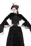 Gorgeous gothic horn sleeve velvet capelet BW049 - Gothlolibeauty