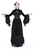 Gorgeous gothic horn sleeve velvet capelet BW049 - Gothlolibeauty