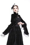 Gorgeous gothic horn sleeve velvet capelet BW049 - Gothlolibeauty