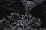 Gorgeous gothic horn sleeve velvet capelet BW049 - Gothlolibeauty