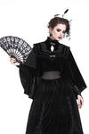 DARK IN LOVE Elegant gothic pattern collar velvet cape BW050 - Gothlolibeauty