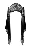 Gothic lace cape with sexy hollow BW059 - Gothlolibeauty