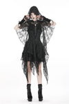 Gothic gorgeous lace hooded cape BW061 - Gothlolibeauty