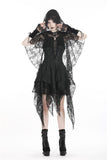 Gothic gorgeous lace hooded cape BW061 - Gothlolibeauty
