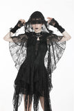 Gothic gorgeous lace hooded cape BW061 - Gothlolibeauty