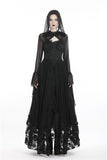 Gothic witch mesh hooded cape BW065 - Gothlolibeauty