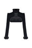 Gothic women Black fur cape  BW067 - Gothlolibeauty