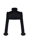 Gothic women Black fur cape  BW067 - Gothlolibeauty