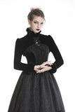 Gothic women Black fur cape  BW067 - Gothlolibeauty