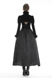 Gothic women Black fur cape  BW067 - Gothlolibeauty