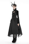 Gothic women velvet Black vampire cape with bat big sleeves BW069 - Gothlolibeauty