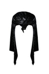 Gothic shining velvet witch cape with pointed cap BW077 - Gothlolibeauty