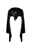 Gothic shining velvet witch cape with pointed cap BW077 - Gothlolibeauty