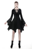 Gothic shining velvet witch cape with pointed cap BW077 - Gothlolibeauty