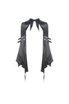 Women's devil crackle neck long sleeves cape BW087