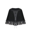 Gothic court velvet lapel cape BW088