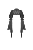 Gothic lolita shiny puff sleeve cape BW090