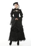 Gothic lolita shiny puff sleeve cape BW090