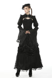 Gothic lolita shiny puff sleeve cape BW090