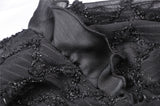 Gothic lolita shiny puff sleeve cape BW090