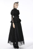 Gothic retro ruffle neck puff-lace-sleeves cape BW091