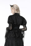 Gothic retro ruffle neck puff-lace-sleeves cape BW091