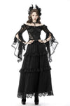 Gothic mesh bell sleeves sexy finger hook lace cape BW103