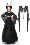 Gothic witch bell sleeves lace cape BW111