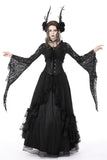 Gothic witch bell sleeves lace cape BW111
